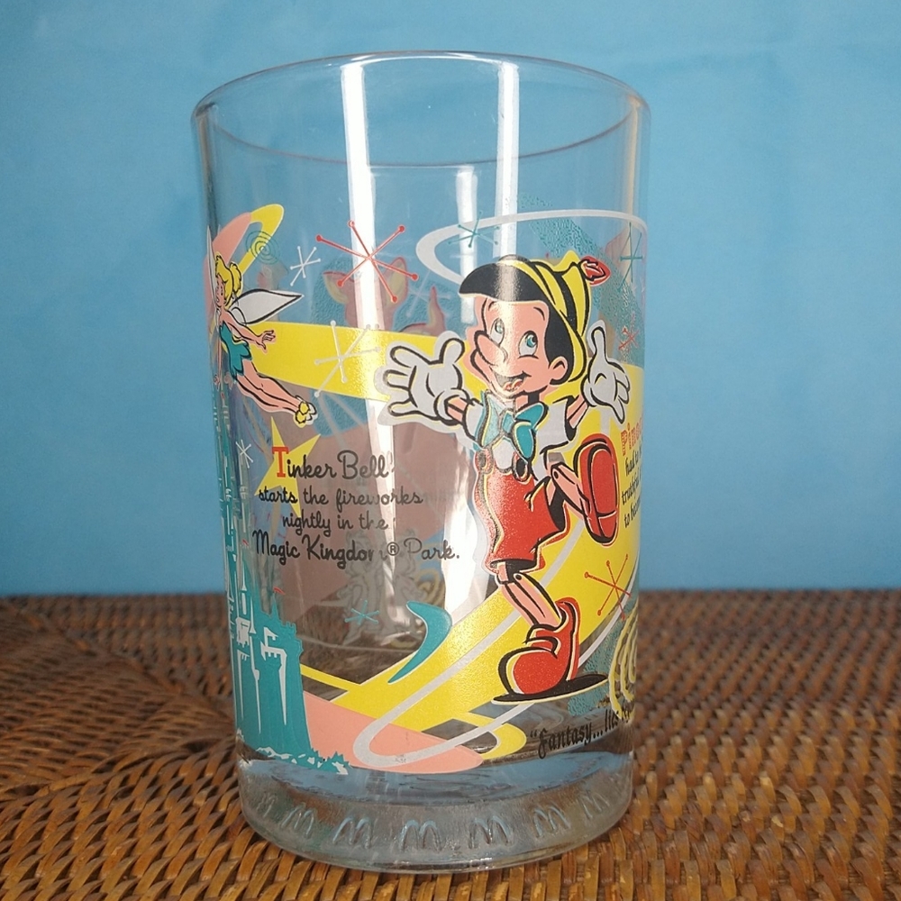 Disney World Tinkerbell Pinocchio Bambi Mad Hatter Dumbo castle drinkware - Picture 6 of 7